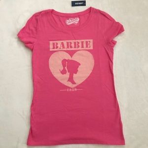Old Navy Collectibilitees Pink Barbie T-Shirt